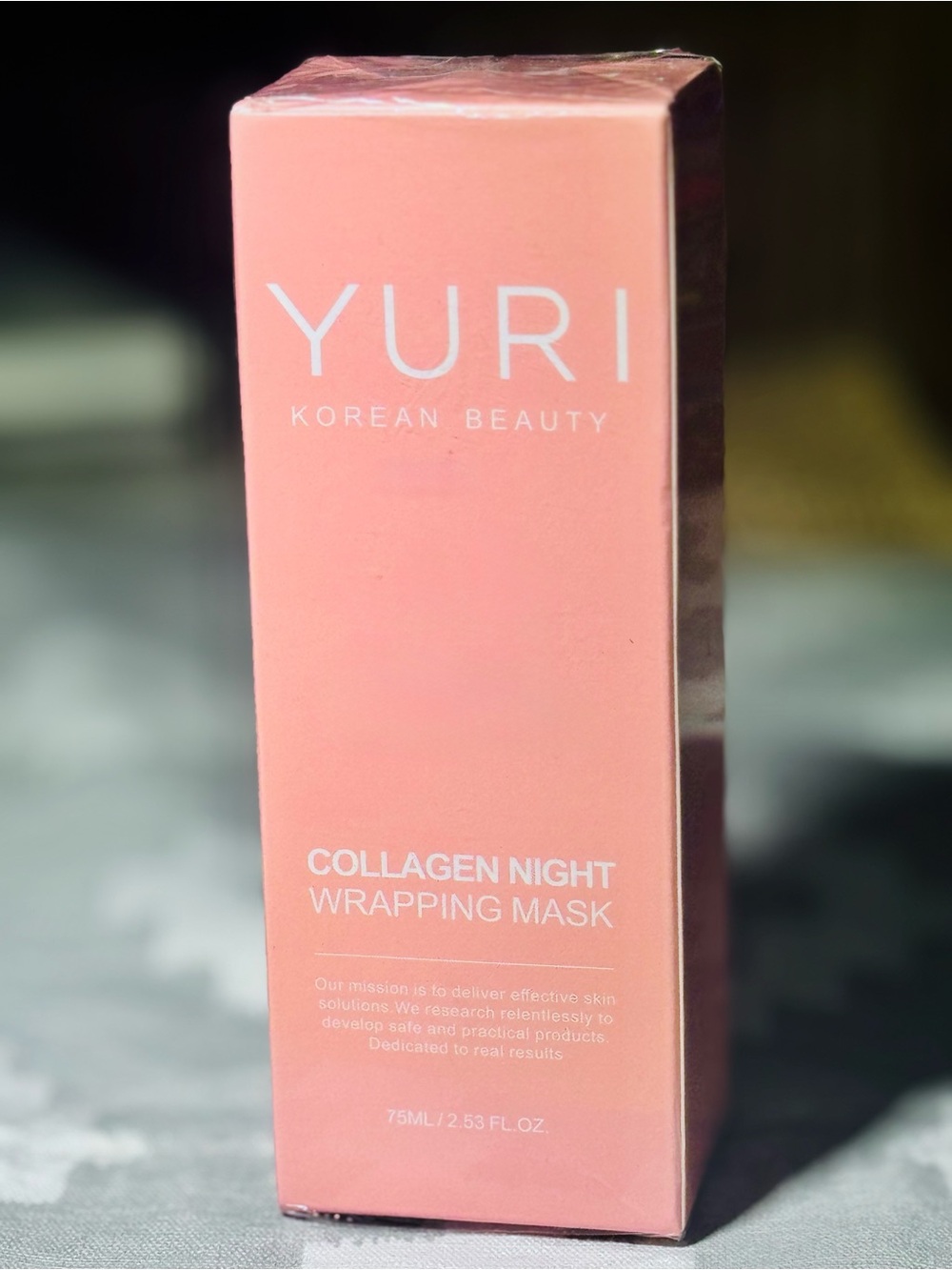Korean Beauty YURI Collagen Night Wrapping Mask,